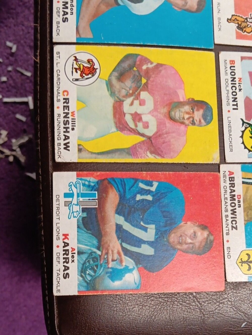 1969 TOPPS Football Cards 40 Cards - Picture 5 of 10